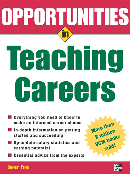 Title details for Opportunities in Teaching Careers by Janet Fine - Available